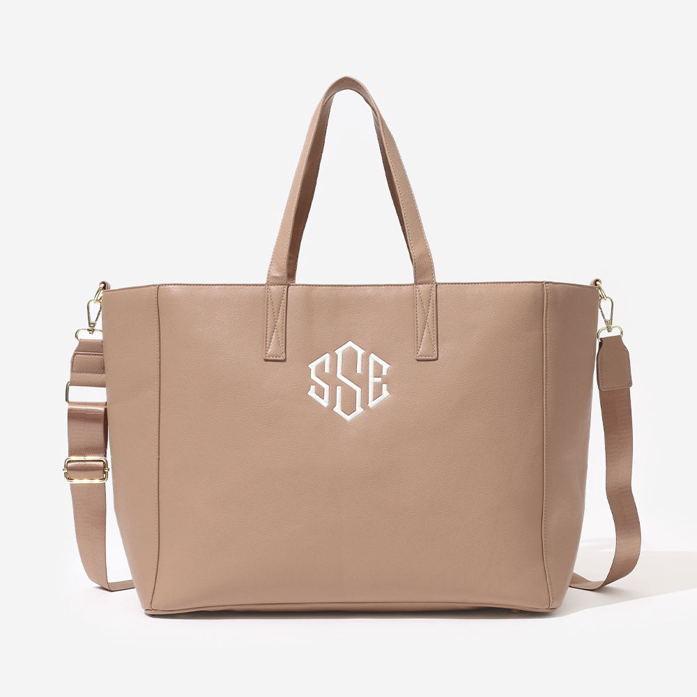 Monogrammed Carry On Travel Tote