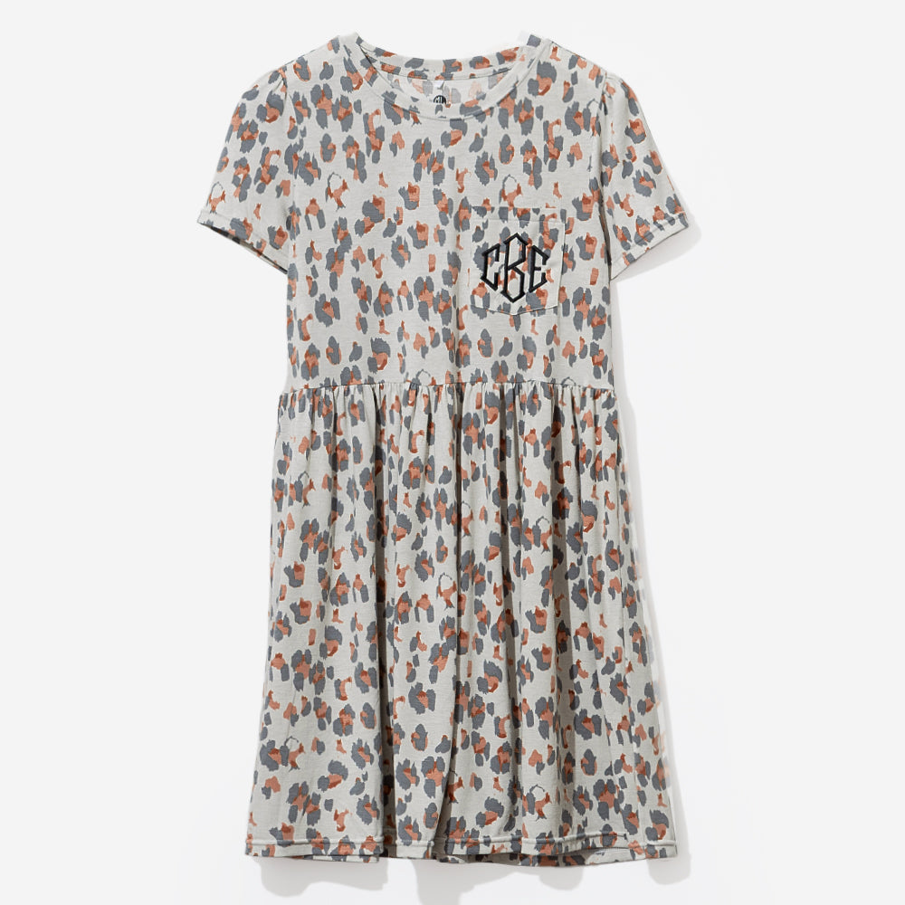 Monogrammed T-Shirt Dress