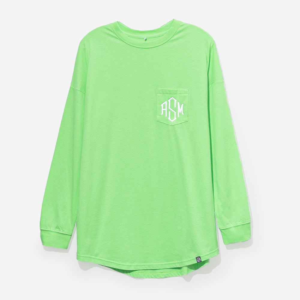 Monogrammed Long-Sleeve Shirt — Marleylilly
