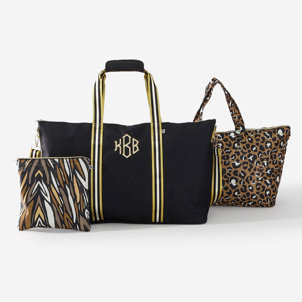 Monogrammed Travel Bag Set