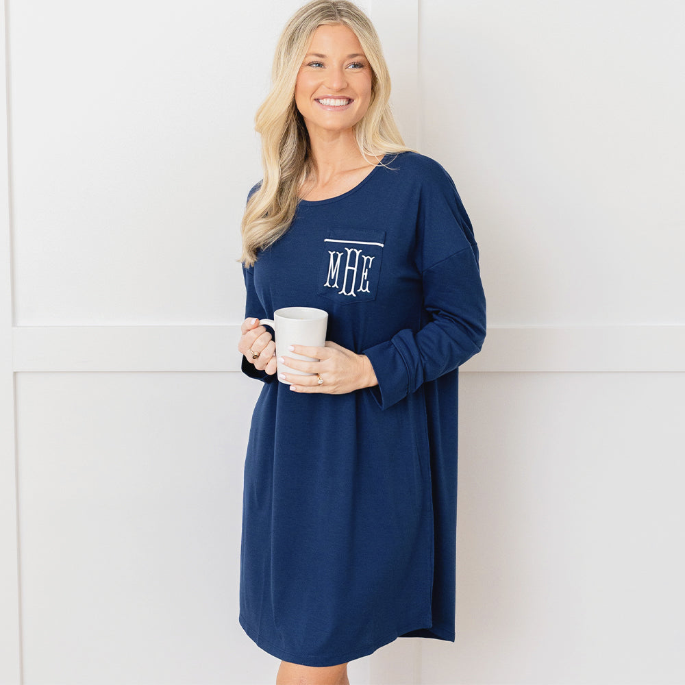 Monogrammed Nightgown Dress