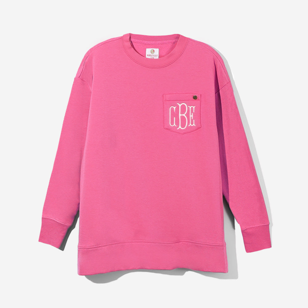 Monogrammed Crewneck Sweatshirt From Marleylilly