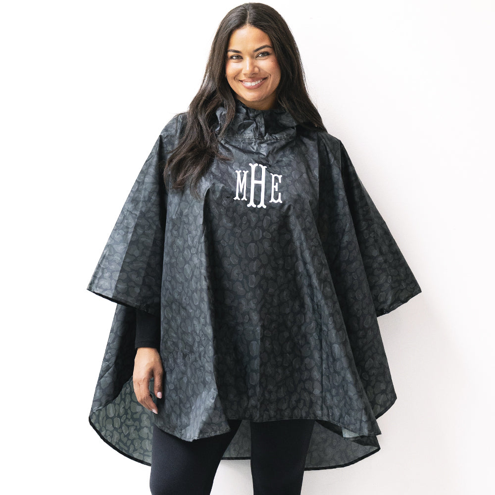 Monogrammed Rain Poncho