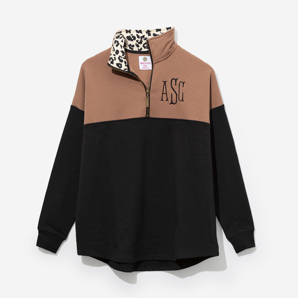 Personalized Quarter Zip Sweatshirt – Marleylilly