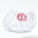 BLOOPER KIDS: Monogrammed White Eyelet Baby Bloomers