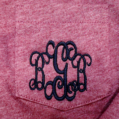 BLOOPER KIDS: Monogrammed Kids Long Sleeve Shirt