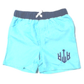 BLOOPER KIDS: Monogrammed Boys Swim Trunks