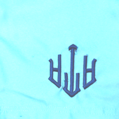 BLOOPER KIDS: Monogrammed Boys Swim Trunks