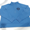 BLOOPER CLOTHING: Monogrammed Quarter Zip Pullover