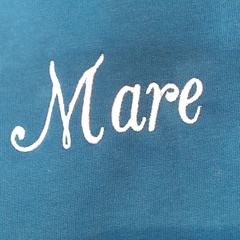 BLOOPER CLOTHING: Monogrammed Sweatshirt Cardigan
