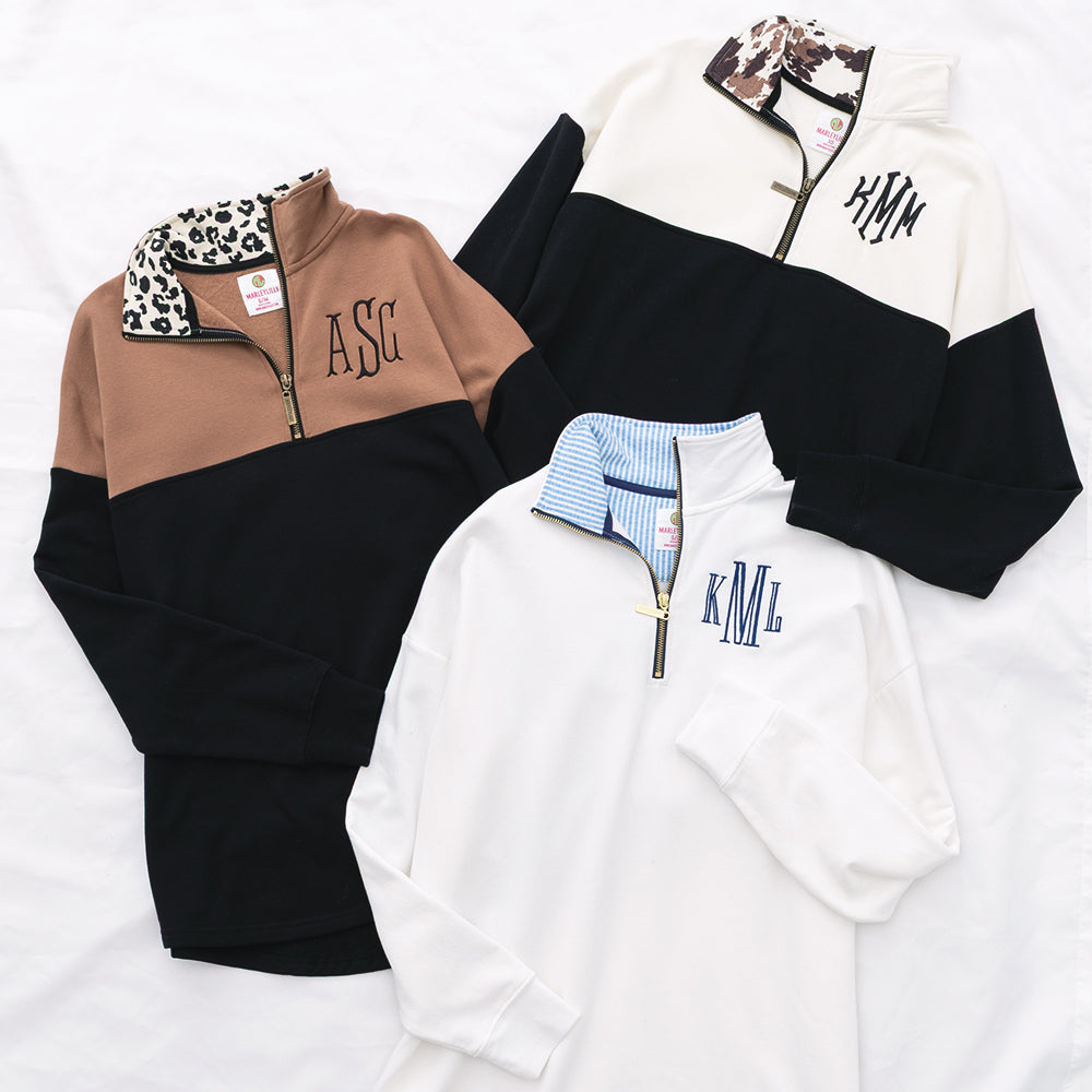 Shop $24.99 & Up Quarter Zip Sweatshirts!