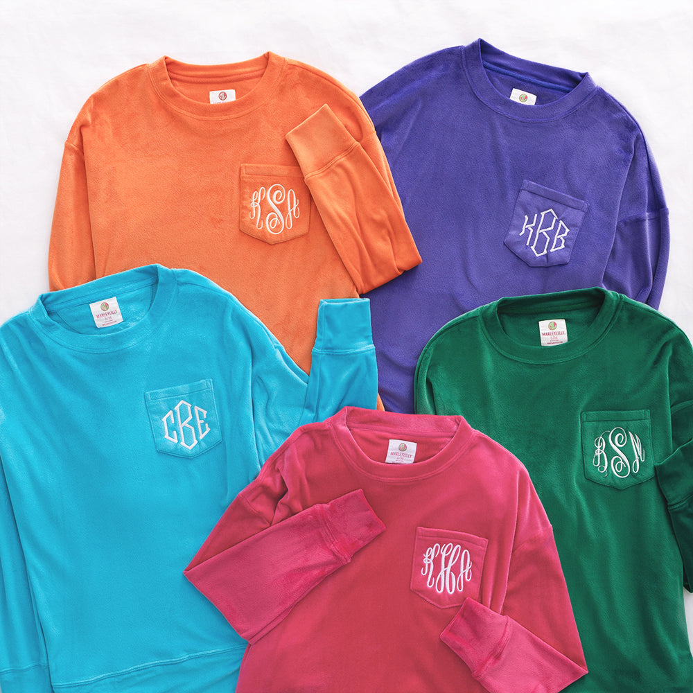 Shop Monogrammed Softspun Sweatshirts for $19.99 & up!