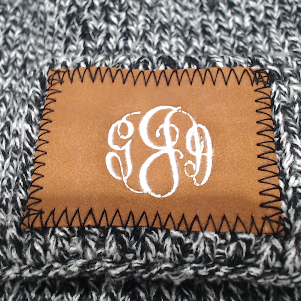 BLOOPER ACCESSORY: Monogrammed Pom Pom Beanie