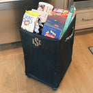 Monogrammed Collapsible Rolling Cart | Classic Cheetah