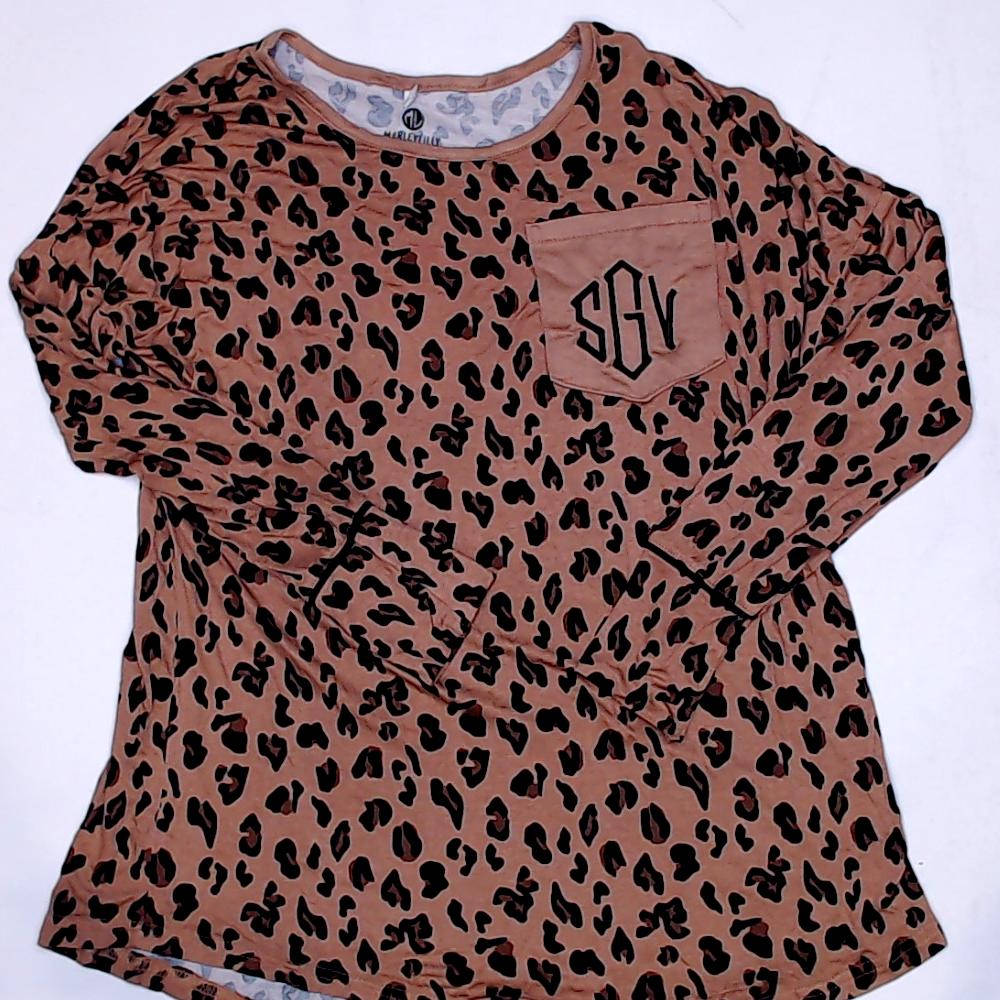 BLOOPER CLOTHING: Monogrammed Top