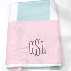 BLOOPER SWIM: Monogrammed Beach Towel