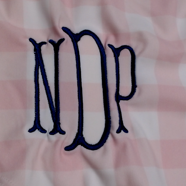 BLOOPER SWIM: Monogrammed Sarong