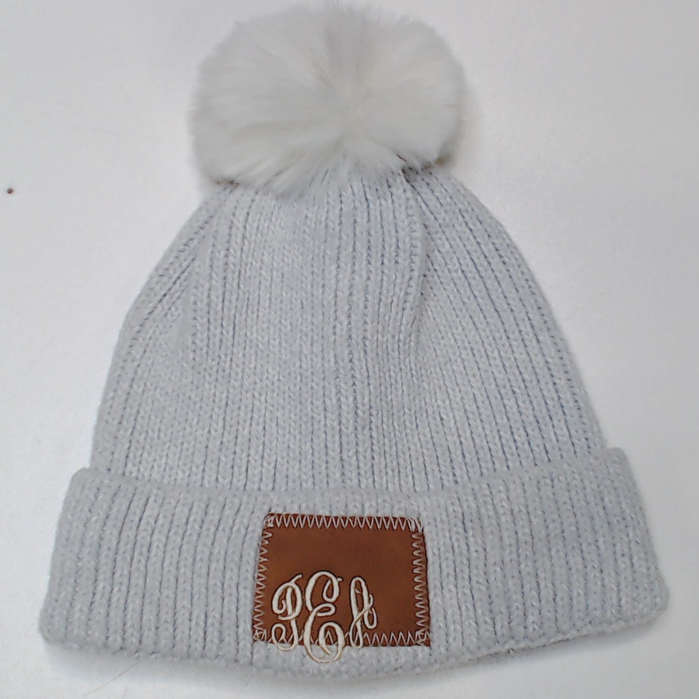 BLOOPER ACCESSORY: Monogrammed Beanie
