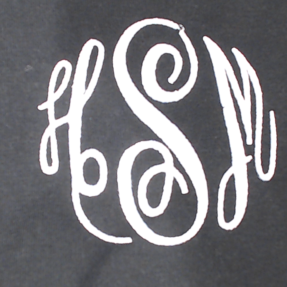 BLOOPER CLOTHING: Monogrammed Pullover Sweatshirt