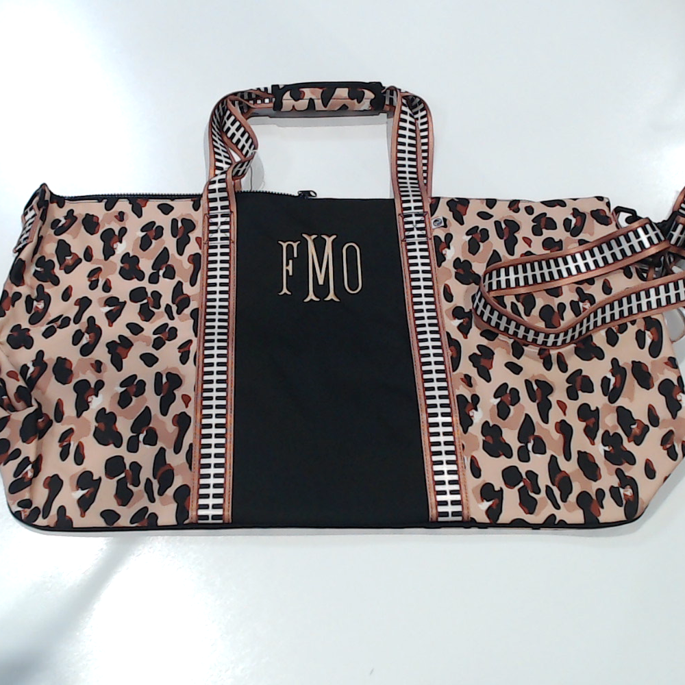BLOOPER BAG: Monogrammed Weekend Bag