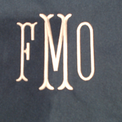 BLOOPER BAG: Monogrammed Weekend Bag