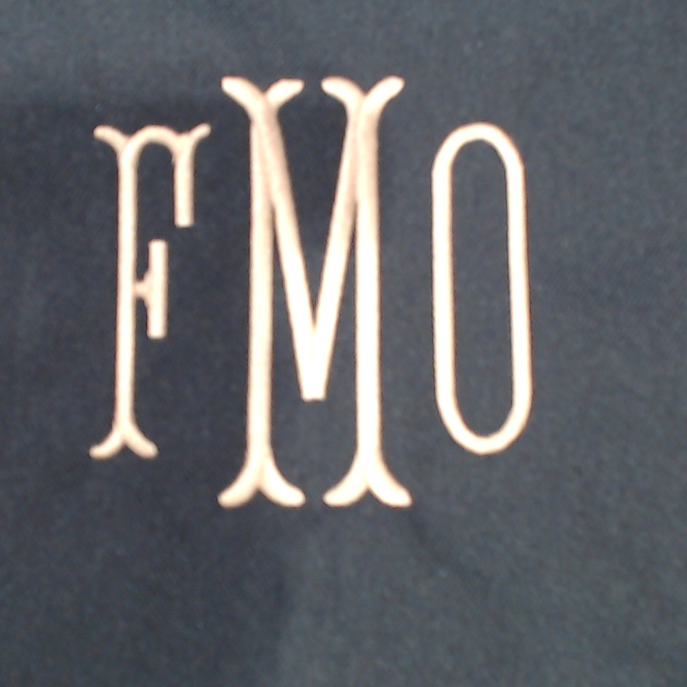 BLOOPER BAG: Monogrammed Weekend Bag