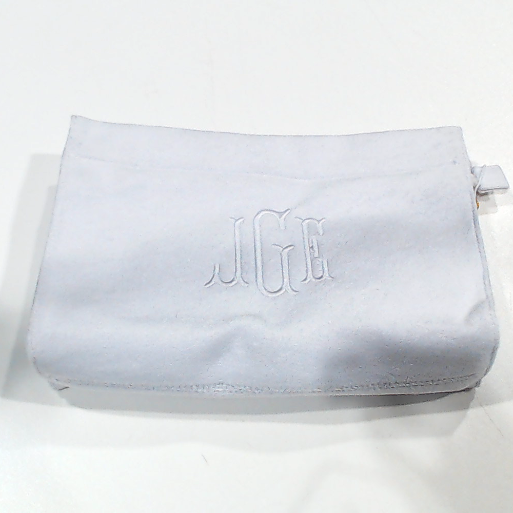 BLOOPER BAG: Monogrammed Terry Toiletry Bag