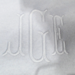 BLOOPER BAG: Monogrammed Terry Toiletry Bag