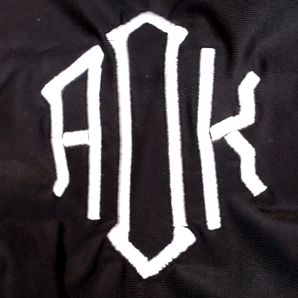 BLOOPER SWIM: Monogrammed High Neck Bikini Top
