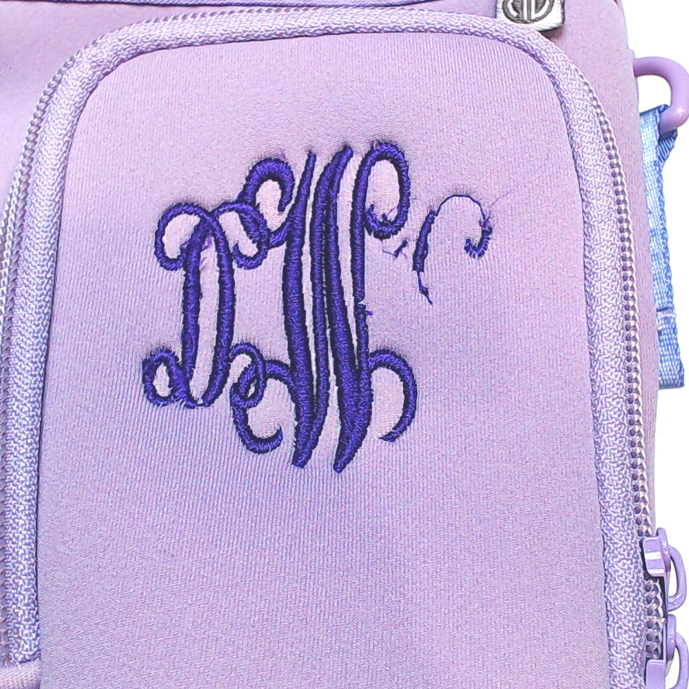 BLOOPER BAG: Monogrammed Water Bottle Holder