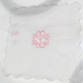 BLOOPER ACCESSORY: Monogrammed Scalloped Pillow Sham