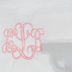 BLOOPER ACCESSORY: Monogrammed Scalloped Pillow Sham