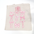 BLOOPER BAG: Monogrammed Bow Tote