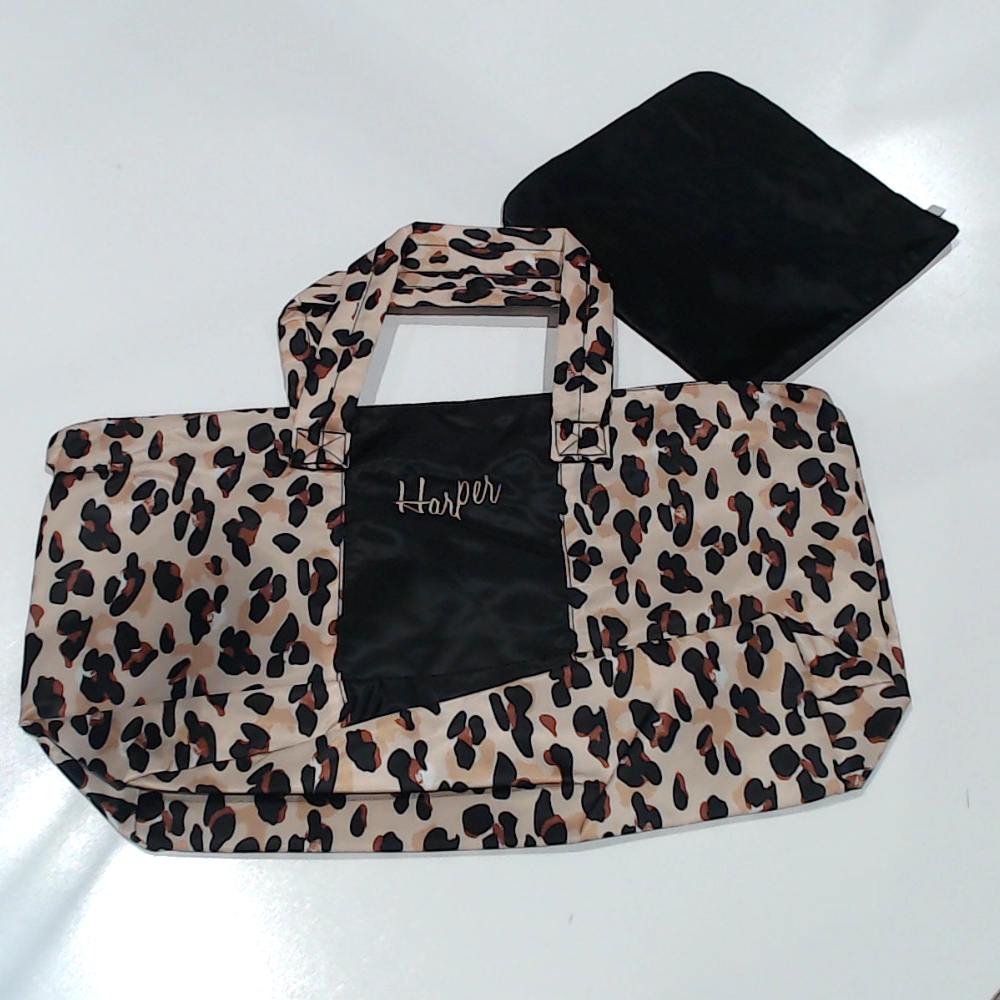 BLOOPER BAG: Monogrammed Packable Weekend Duffel Bag