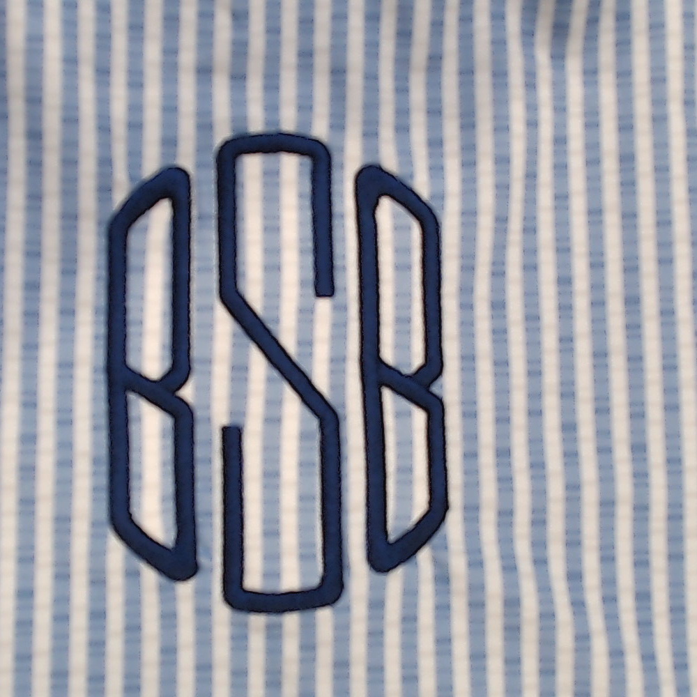 BLOOPER SWIM: Monogrammed Ruched Tankini