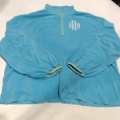 BLOOPER CLOTHING: Monogrammed Puff Sleeve Fleece Pullover