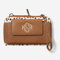 monogrammed phone wallet wristlet