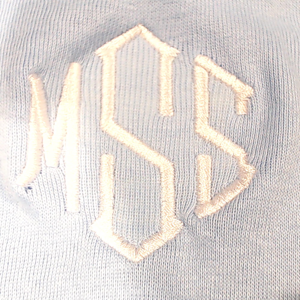 BLOOPER KIDS: Monogrammed Baby Layette Gown