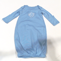 BLOOPER KIDS: Monogrammed Baby Layette Gown