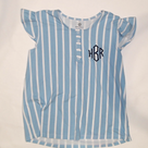 BLOOPER CLOTHING: Monogrammed Ruffle Top