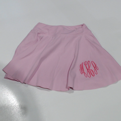 BLOOPER KIDS: Monogrammed Girls Twirl Skort