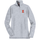 Illinois Fighting Illini Pullover Sweatshirt | Heathered Gray