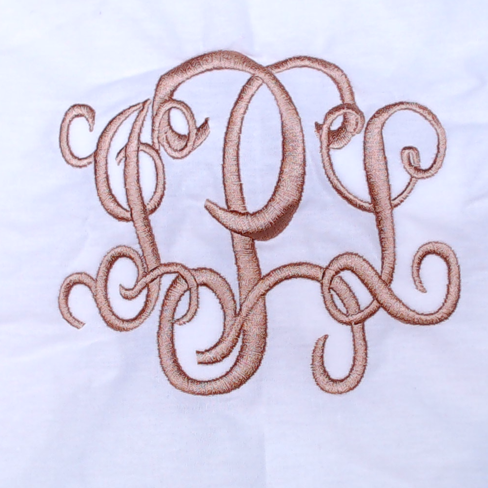 BLOOPER ACCESSORY: Monogrammed Pillow Sham