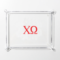 Chi Omega Acrylic Tray | Clear