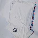 BLOOPER SWIM: Monogrammed Pom Pom Cover Up