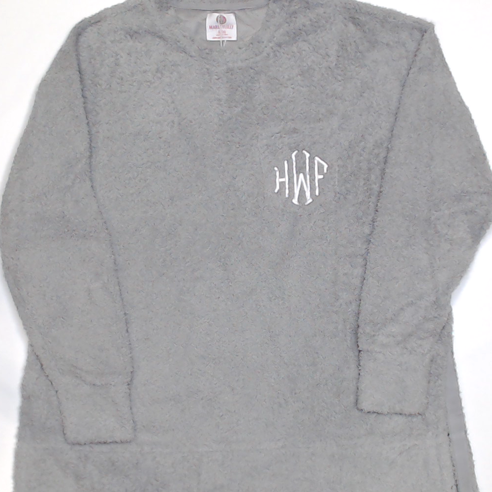BLOOPER CLOTHING: Monogrammed Cozy Sweatshirt