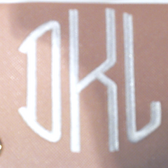 BLOOPER BAG: Monogrammed Card Holder