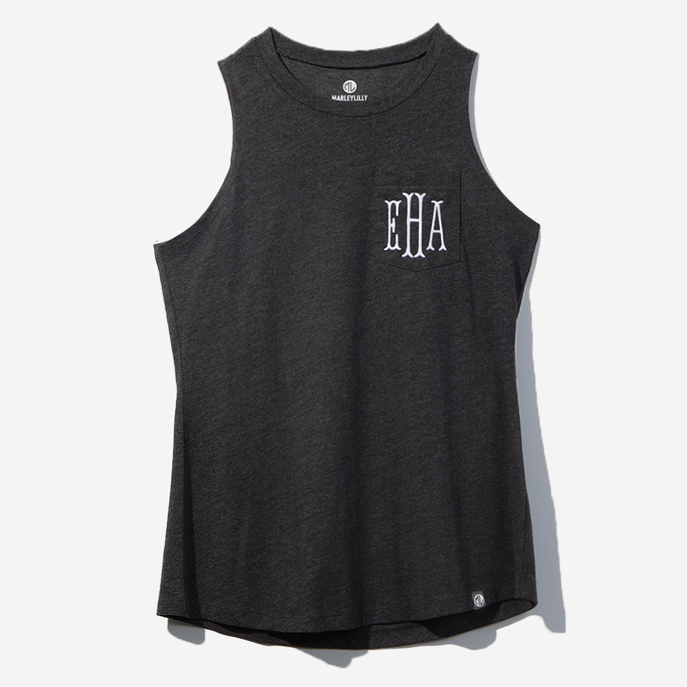 Personalized Pocket Tank Top – Marleylilly