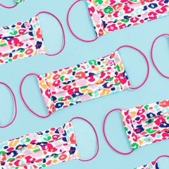 collage of leopard face masks