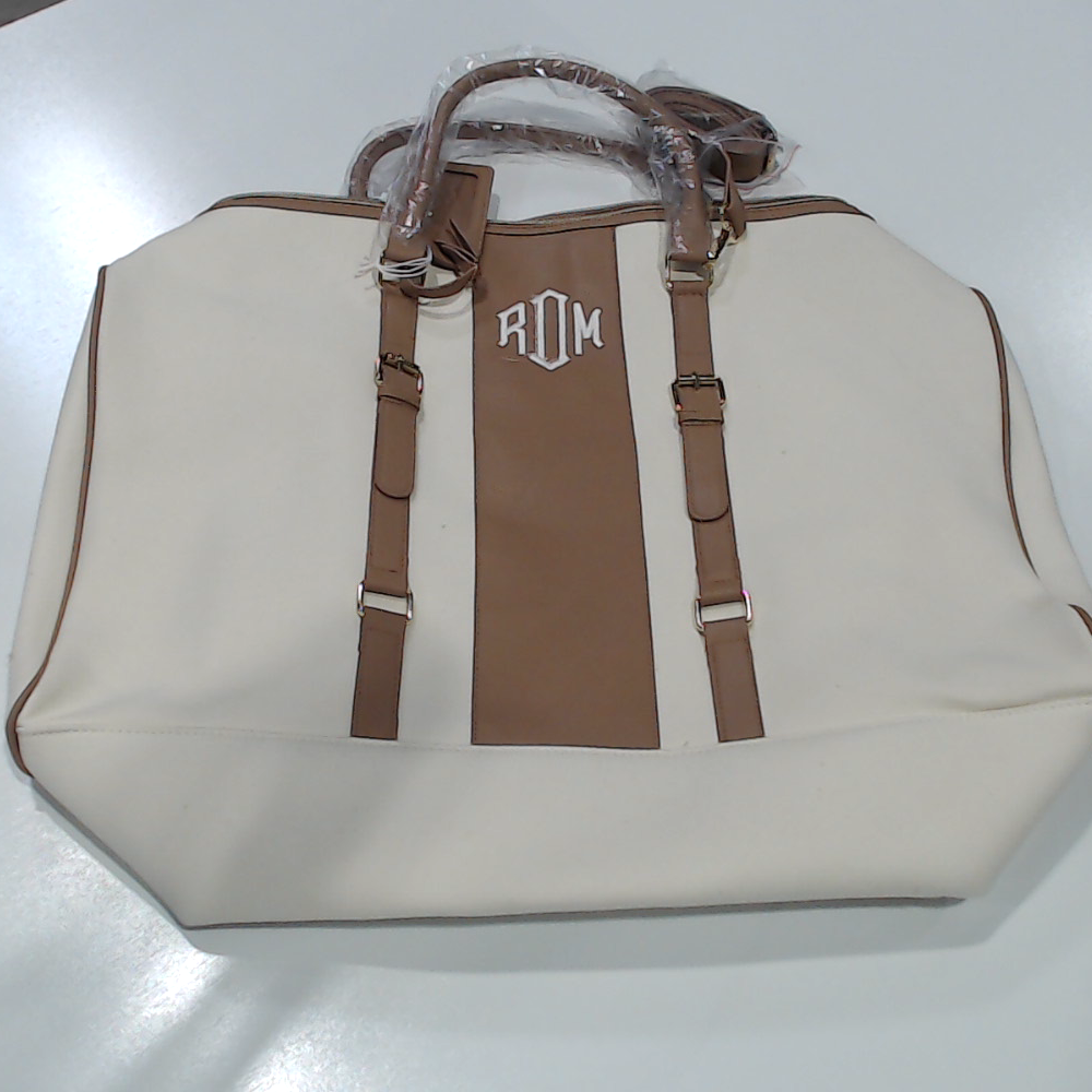 BLOOPER BAG: Monogrammed Weekender Bag